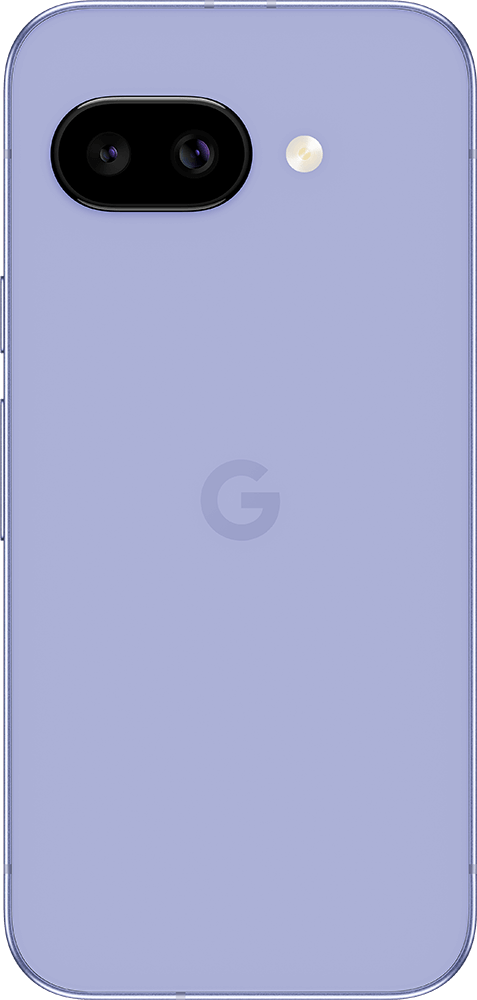 Google Pixel 9a in de kleur blauw-violet
